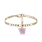 Sweet Simple Butterfly Anklets for Women H060314