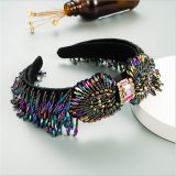Women Diamond Crystal Fringe Headbands FG77485