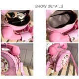 Women Telephone Shaped Crossbody PU Leather Shoulder Handbags