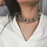 Women Vintage Punk Chain Stainless Steel Necklace Nbecklaces Bracelet Bracelets C227485