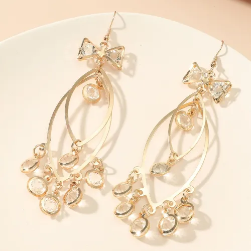Women Fashion Metal Alloy Big Circle Earrings kh-668394