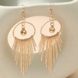 Party Women's New Round Pendant Earrings kh-667586