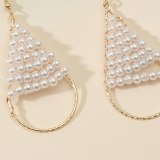 Women High-Grade Pearl Pendant Earrings kh-670213