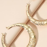 Fashion Metal Big Circle Earrings kh-674859