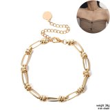 Fashion Women Geometry Hollow Iron Chain Necklaces C268596