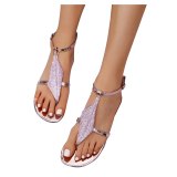 Women Summer Flip Flops Flat Roman Sandals d9D09110