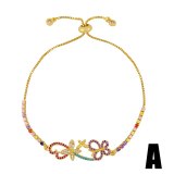 Women Trendy Butterfly Mix Color Bracelet Bracelets brc2031