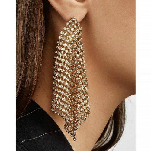 Women Long Style Alloy Dangle Earrings E725869