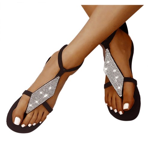 Women Summer Flip Flops Flat Roman Sandals d9D09110