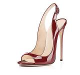 Women Slip-On High Thin Heels Sandals A3645-12
