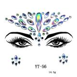 Festival Face Rhinestone Gems Beauty Body Art Glitter Tattoo Stickers LT