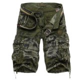 Men Summer Camouflage Denim Short Shorts