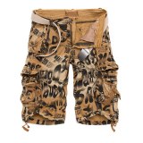 Men Summer Camouflage Denim Short Shorts