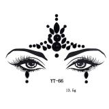 Festival Face Rhinestone Gems Beauty Body Art Glitter Tattoo Stickers LT
