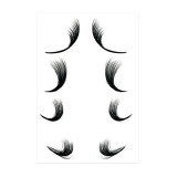 Fashion Hairline Tattoo Sticker Stickers HE01-0516