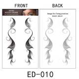Fashion Hairline Tattoo Sticker Stickers HE01-0516