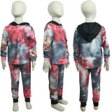 Children's Tie-Dye Hooded Bodysuits Bodysuit Outfit Outfits YM02031