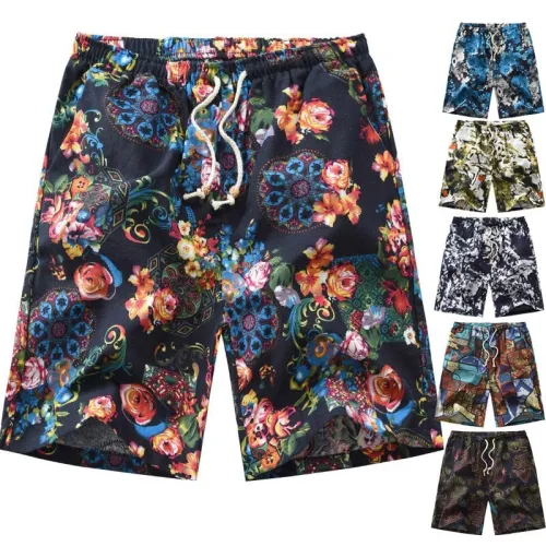 Fashion Beach Sports and Leisure Men's Short Shorts DL28798E