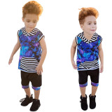 Boys Tie-Dyed Sleeveless Bodysuits Bodysuit Outfit Outfits YM00617