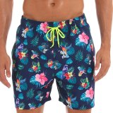 Men's Mesh Lining Quick Dry Beach Daily Running Swimming Short Shorts ES34