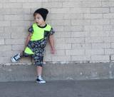 Kids Summer Hip Hop Bodysuits Bodysuit Outfit Outfits YM01425