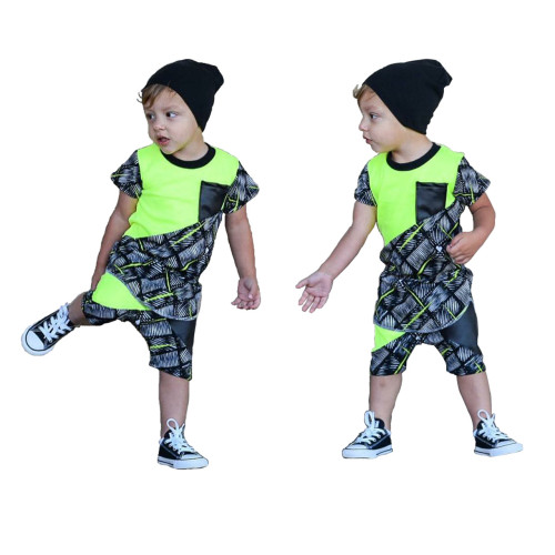 Kids Summer Hip Hop Bodysuits Bodysuit Outfit Outfits YM01425