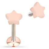 Five-Pointed Star/Heart/Square/Round Lip Labret Earrings