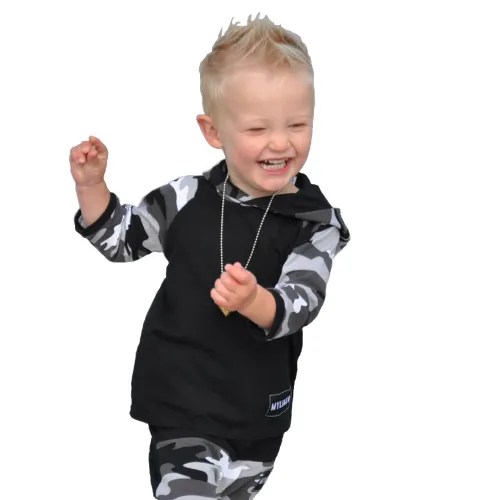 Boy's Hooded Long Sleeve Bodysuits Bodysuit Outfit Outfits YM01526