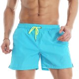 Men Summer Solid Breathable Quick Dry Swim Short Shorts #001324