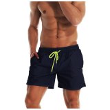 Men Summer Solid Breathable Quick Dry Swim Short Shorts #001324