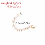 High Quality Sexy Tassels Nose Chain Punk Charm Earring Set For Women B016475