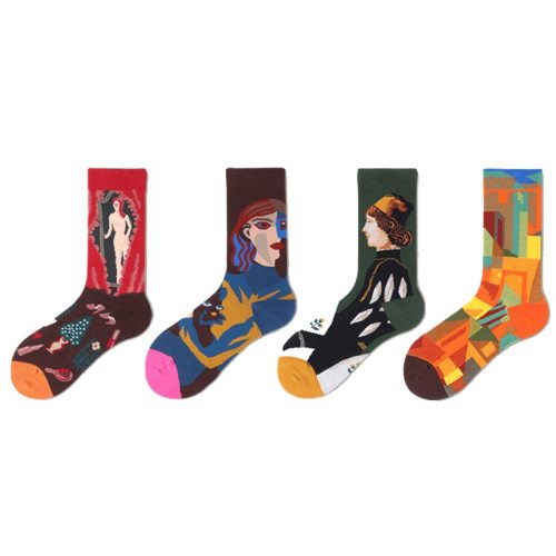 Women Cotton Funny Colorful Socks XX3906374