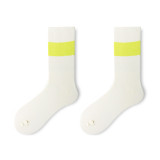 Women's White Striped Socks XX2100718