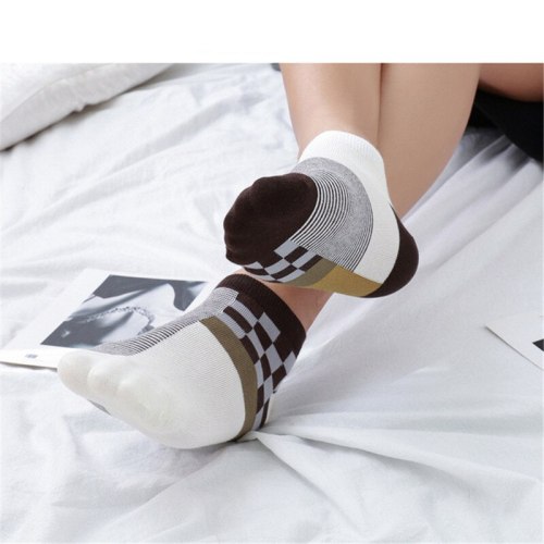 Summer AB Cotton Breathable Fashion Boat Socks XX3907384