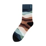 Long-Staple Trend Mountain and River Graffiti Pure Cotton Colorful New Socks XX3902233