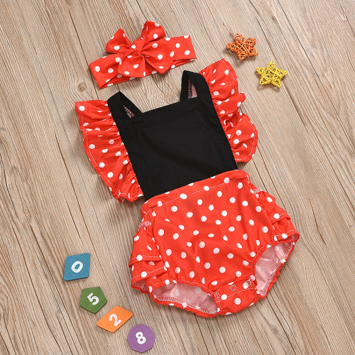 Summer Girl Lovely Button Ruffled Bodysuits Bodysuit Outfit Outfits L11829