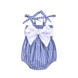 Kids' Baby One-Piece Summer Striped Lace Bodysuits Bodysuit Outfit Outfits LY2637