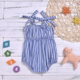 Kids' Baby One-Piece Summer Striped Lace Bodysuits Bodysuit Outfit Outfits LY2637