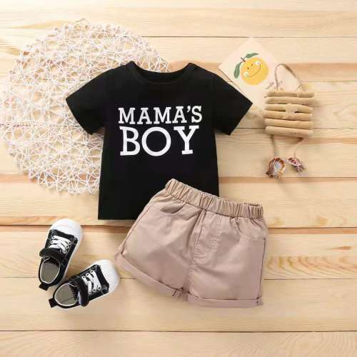 Baby Boy Letter Short Sleeve Bodysuits Bodysuit Outfit Outfits L57283
