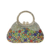 Women Handmade High Quality Diamond Clutch Handbags BL08697