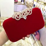 Women's Rhinestones Crown Design Evening Wedding Handbags A501223