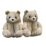 Fashion Warm Teddy Bear Slippers Slipper