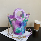 Fashion Tie Dye Chain Handbags 896374