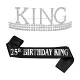 Men's Birthday Party Decoration Gift Belt Crown Suit JQ-11189-56