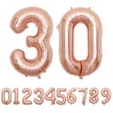 Rose Gold Heart Balloon Foil Champagne Balloon