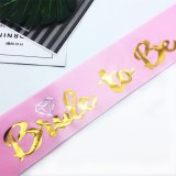 Party Product For Hen Party Wedding Bridal Shower Gold Letter JQ-00112