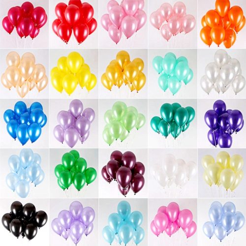 10inch 1.5g A Pack Of  150g Pearl Latex Balloons Happy Birthday Party Wedding Air Balls