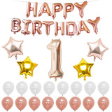 Rose Gold Heart Balloon Foil Champagne Balloon