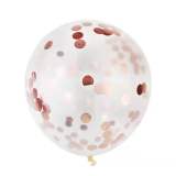 Rose Gold Heart Balloon Foil Champagne Balloon