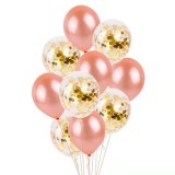 Rose Gold Heart Balloon Foil Champagne Balloon